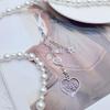 DIY Crystal Heart Phone Strap with Cute Bowknot Wing Heart Phone Strap Keychain