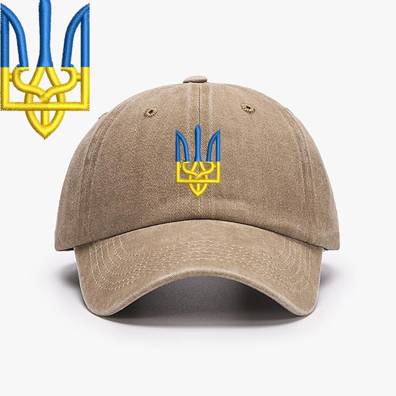 Embroidery Ukraine Trident Symbol Spetsnaz Special Forces Men Baseball Caps Brass Buckle Dad Caps Snapback Adjustable
