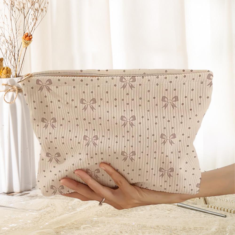 Pouch Printed Makeup Organizer Case Multifunctional Cosmetic Bag For Gift Organizer On-The-Go