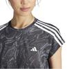 adidas Womens/Ladies Snake Print Aeroready Running T-Shirt