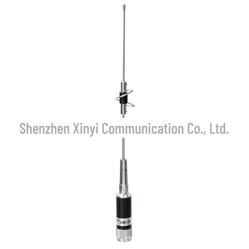 CR-77 Vehicle-Mounted Broadband Antenna with PL-259 Connector, 144/430 MHz Radio Accessory