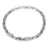 New Retro Silver 5mm Men's Safe Braided Bracelet Trendy Hip-hop Niche  for Boyfriend Gift Jewelry Accessories