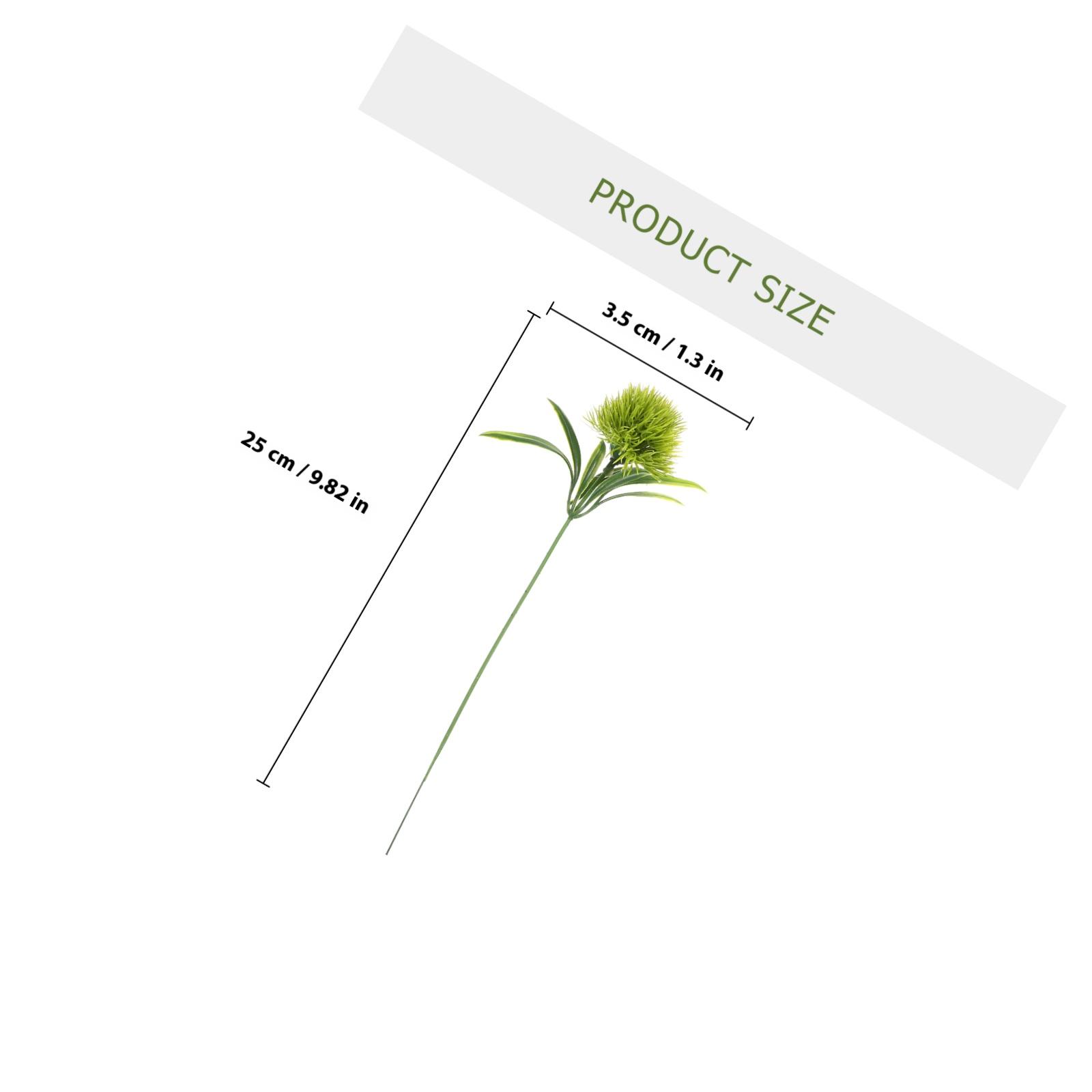 

10pcs Simulated Dandelions Artificial Flower Decoration Lifelike Fake Dandelion For Wedding Party Home Decor Diy Arrangement