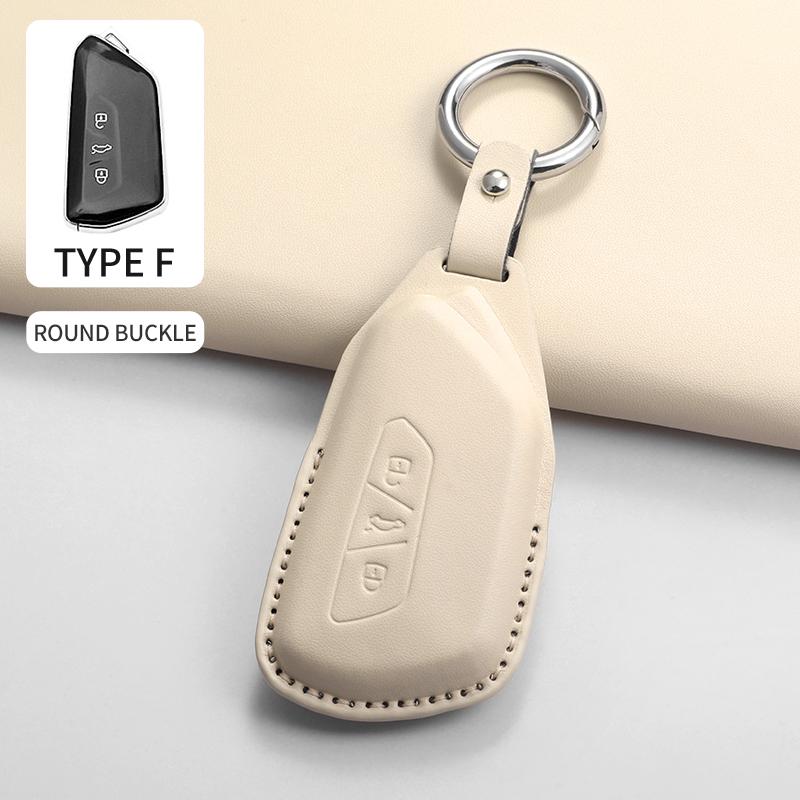 Coque de Protection pour Clé de Voiture Coquille Porte-Clés Cortex Pour Vw Volkswagen Polo Golf Passat Beetle Caddy T5 Eos Tiguan Skoda A5 Altea Accessoires de Voiture