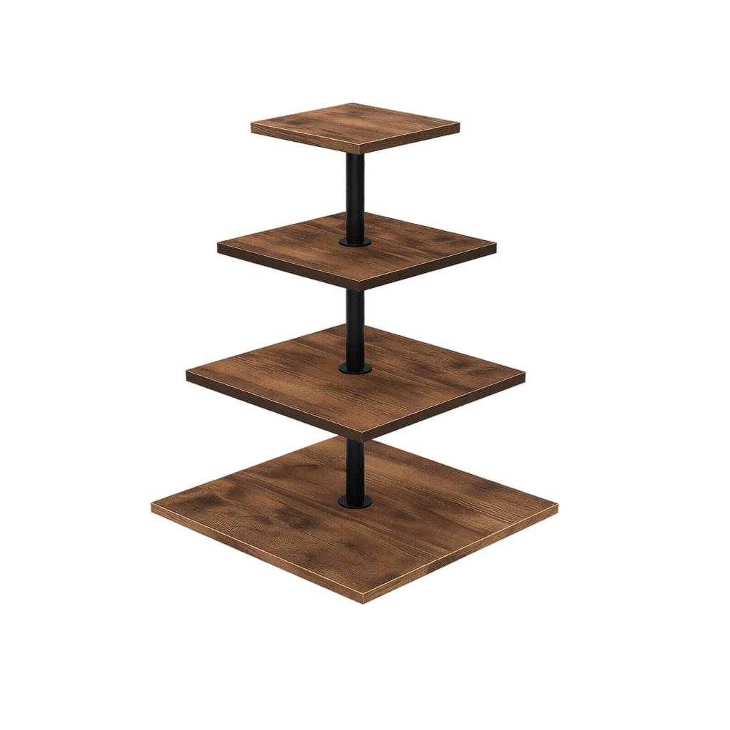 Multi-Tier Rotating Dessert Stand for Party Display and Snack Storage, Tabletop Revolving