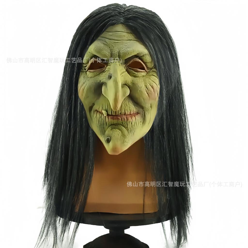 Hot-selling Halloween masks for the elderly, realistic and funny old man headgear