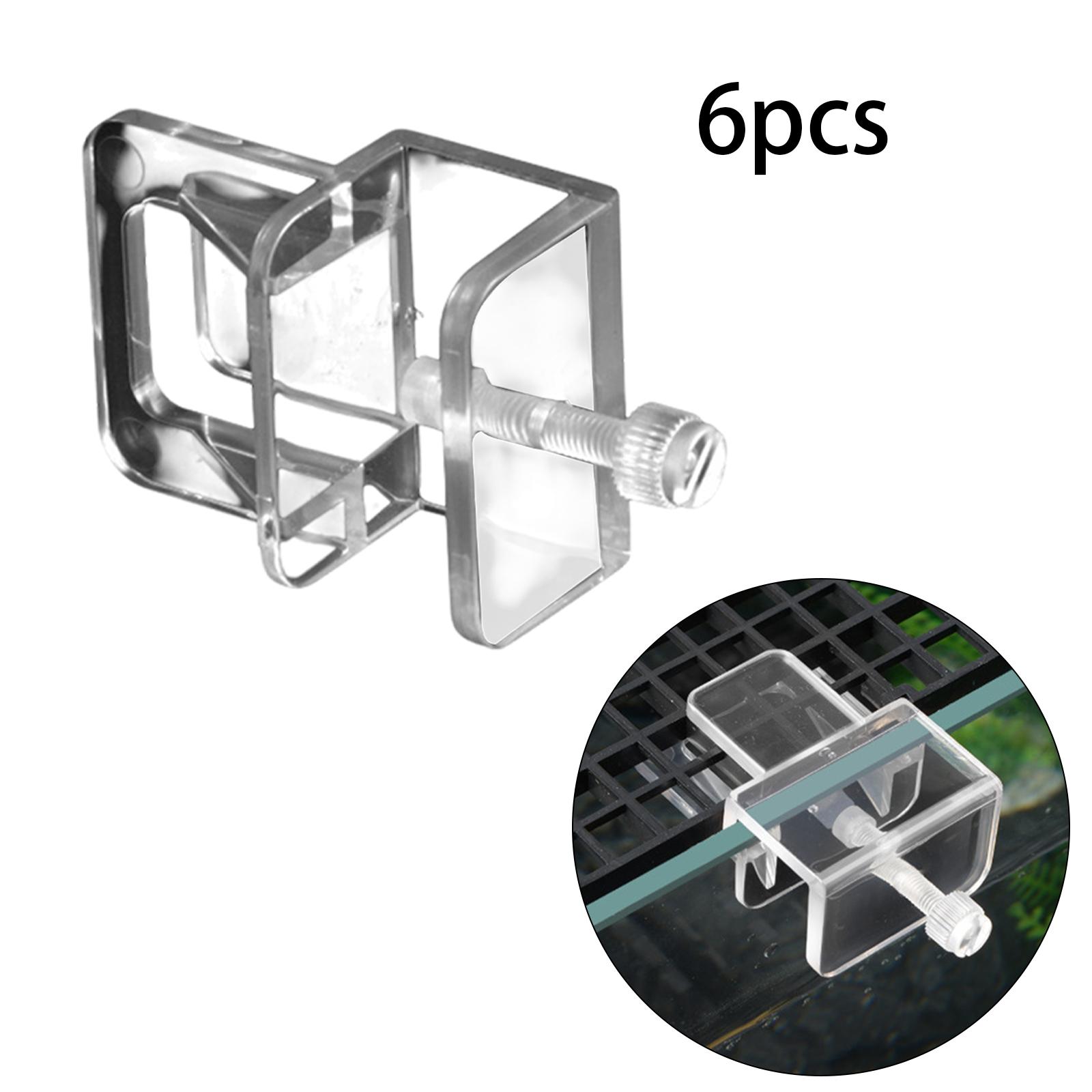 6x Aquarium Net Clip Adjustable Aquarium Screen Top Cover Replace Fish Tank Cover Home Support Fish Tank Anti Jumping Net Clip чистый