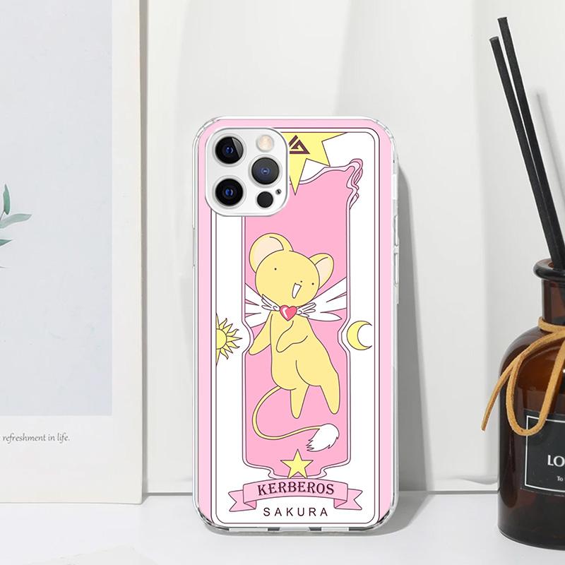 CardCaptor Sakura Anime Phone Case For Iphone 17 Air 16 15 Plus 16E 14 Pro Max 13 Mini 12 11 7 8 SE Fundas Soft Back Cover 17 Ai
