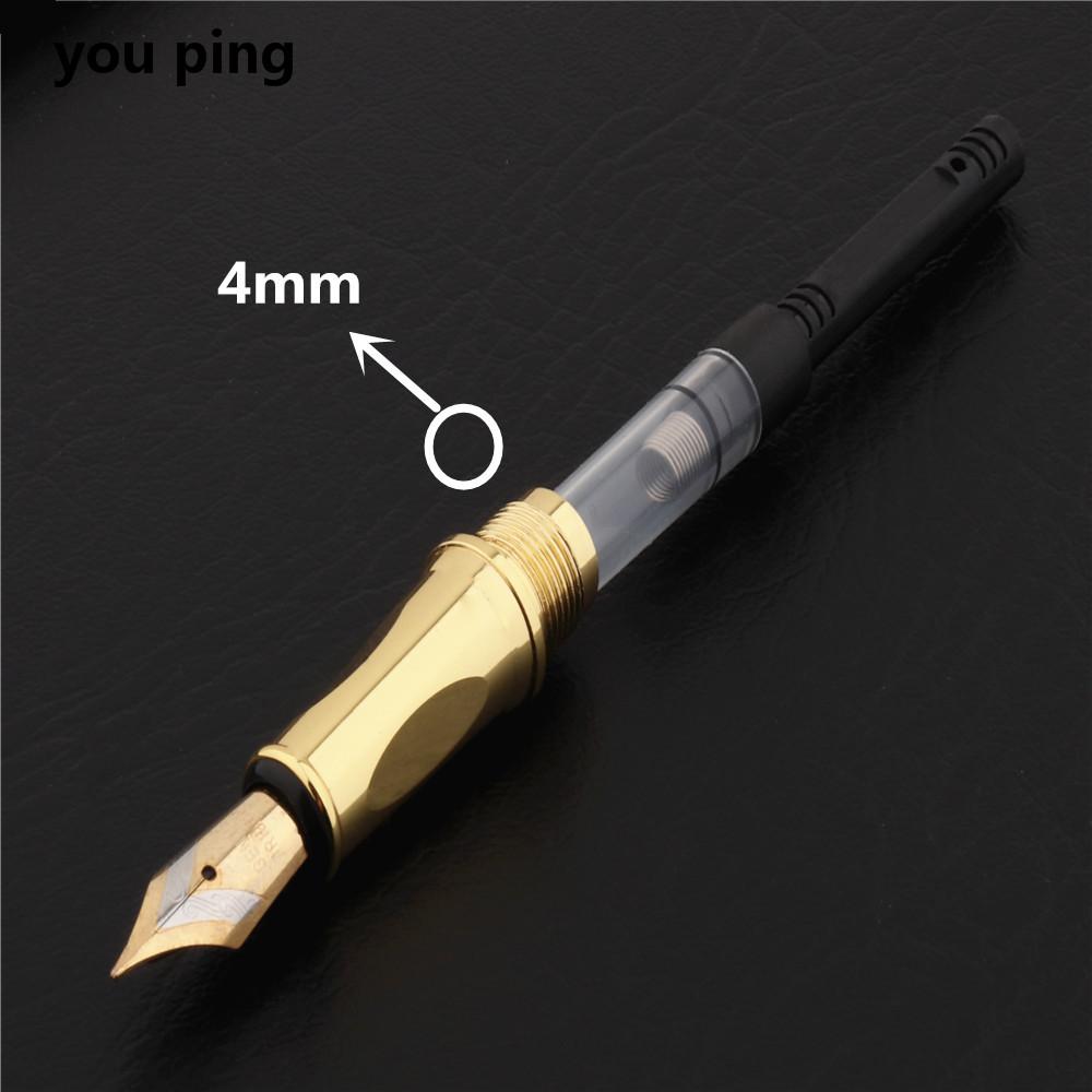 High Quality 7023 White Student office Medium Nib fountain pen ink school supplies
