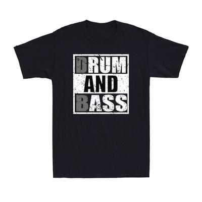Camiseta Vintage para Hombre Divertida Sarcástica Diciendo Cita Drum and Bass Ron y Trasero