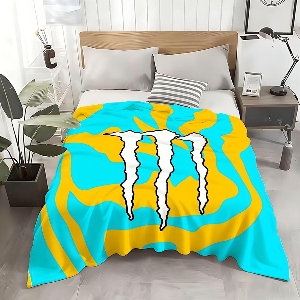 Brand M-SonsterS EEnergyS Throw Flannel Throw Blanket: Soft Kid-Friendly Warm Anti-Static All Season Washable Couch Bed Home