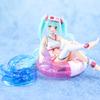 New Hatsune Miku Anime Figure Aqua Float Girls Elaina Action Figure Kawaii Sit Swimming Ring Girl Figurine Collectible Toys