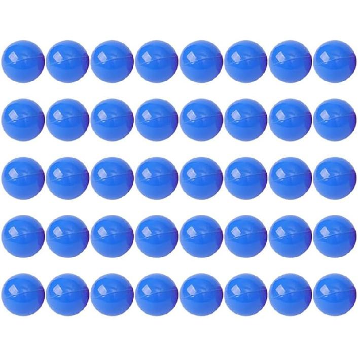 PRETYZOOM 50pcs Empty Colored Round Capsules 5cm Vending Machine Capsules Lottery Balls Small Bingo Raffle Drawing Balls