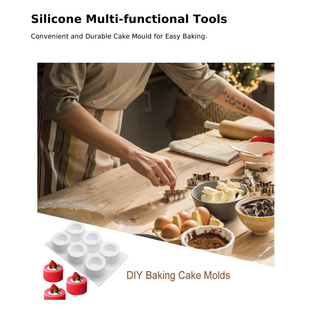Easy To Clean And Store Silicone Cake Mold – Convenient Baking Tool Candle Hand-made Baking Cake Mould Tools Durable