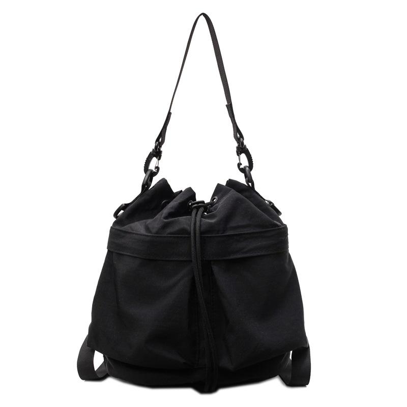 Crossbody Bag Women's Double Shoulder Bucket Bag New Casual Versatile Multi-back Method Commuting To Work Single Shoulder Crossbody Bag