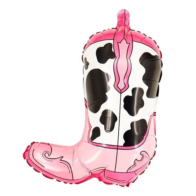 Western Cowboy Festival Cartoon Balloon Children'S Horse Cowboy Birthday Party Arrangement Props Horse Racing Festival Themed Balloons