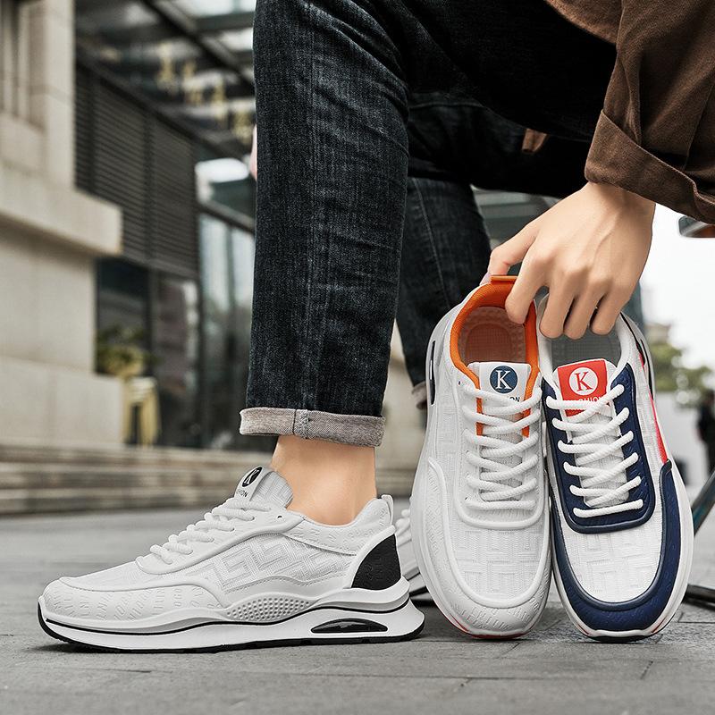 Men's Shoes Spring and Summer New Breathable Mesh Shoes Sports Dad Shoes Little White Shoes Korean Version Low-top Casual Fashion Trend
