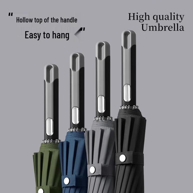 MAYDU Large 16-Rib Straight Handle Umbrella
