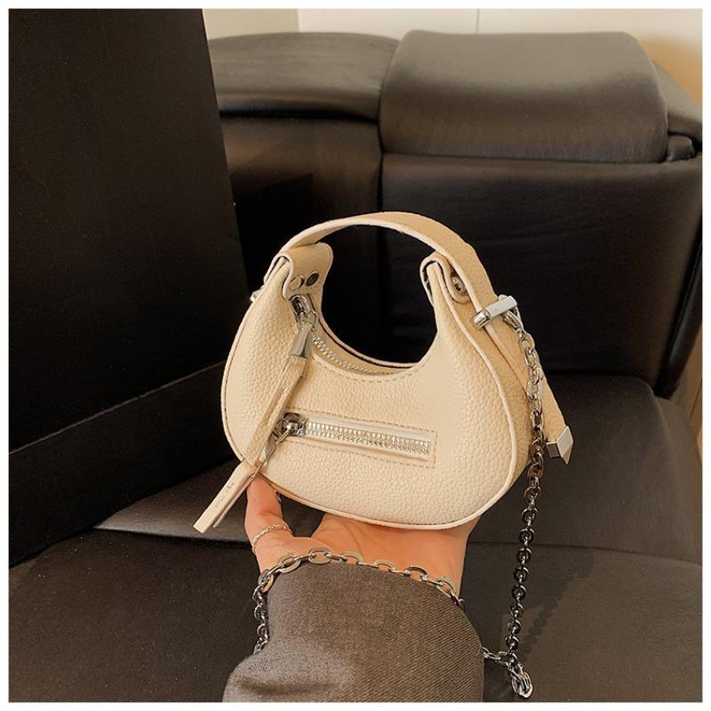 Textured portable small square bag women's trend fashion shoulder bag niche simple versatile women's bag trend