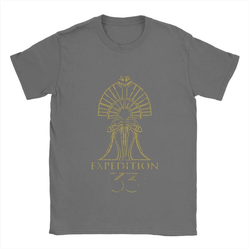 Clair Obscur Expedition 33 The Paintress Men's T Shirts Creative Tees Short Sleeve Round Neck T-Shirt Pure Cotton Clothing