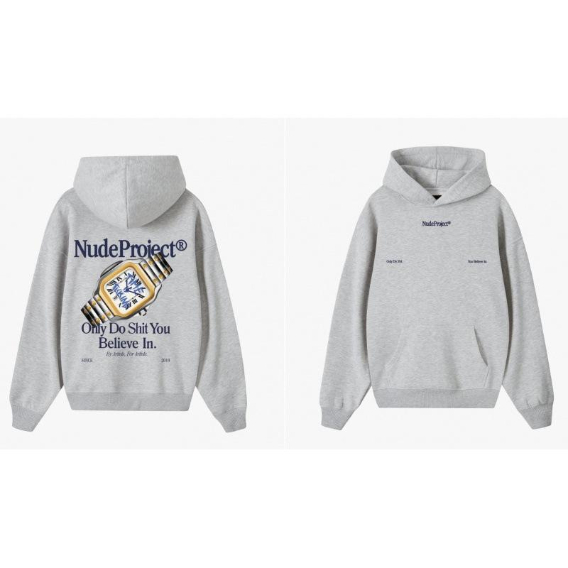 D11-Cotton-containing blended men's and women's versatile sweater fashion long-sleeved street fashion loose hoodie