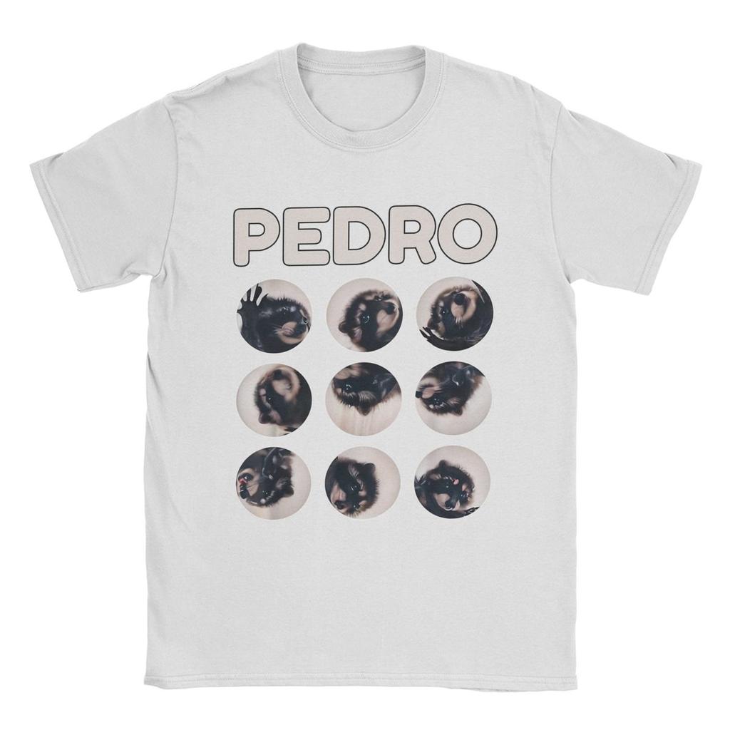 Tričko Funny Pedro Racoon Dance Meme pro muže Bavlněná trička s krátkým rukávem Tričko s krátkým rukávem Originální topy