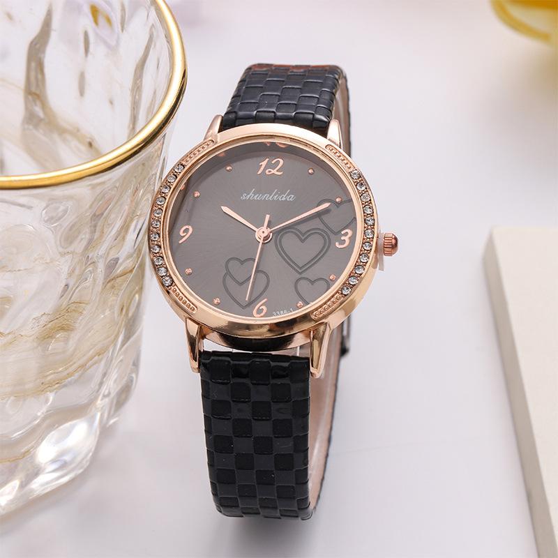 Diamond Love Women'S Watch Fashion Trend Belt Quartz Watch Women'S Light Luxury Niche Watch