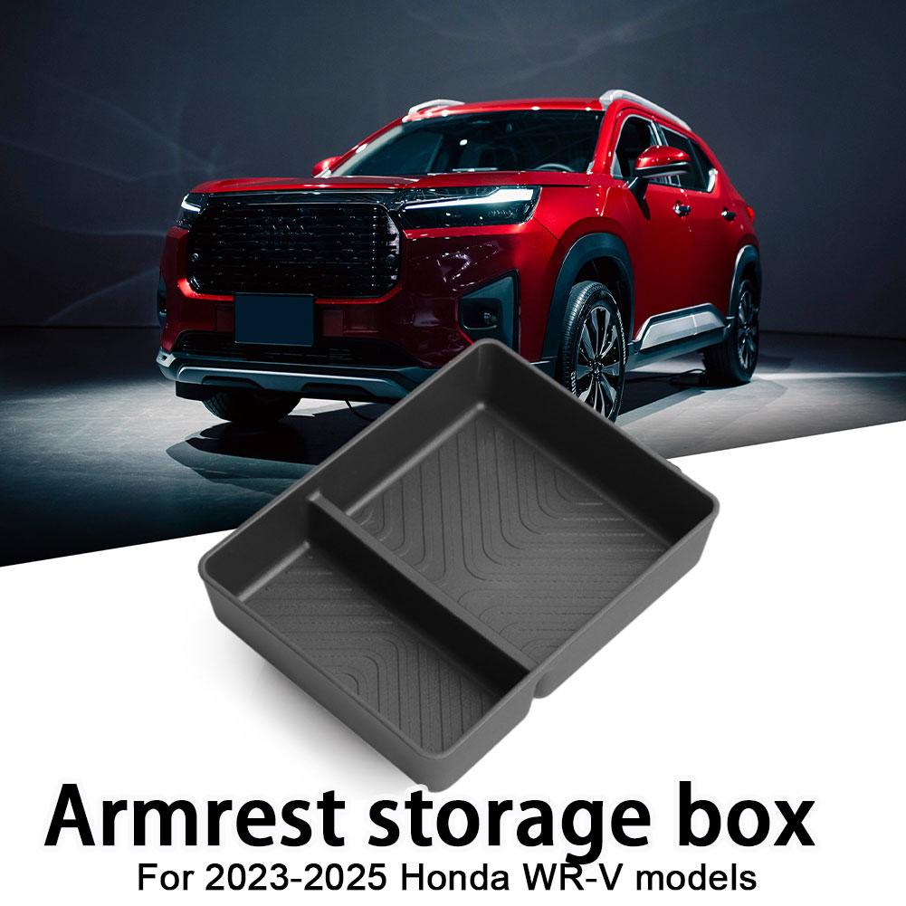 Armrest Storage Box For Wr-v 2025-2025 Armrest Lower Storage Box Car Tray Abs Organizer Black Accessories For W S4w3