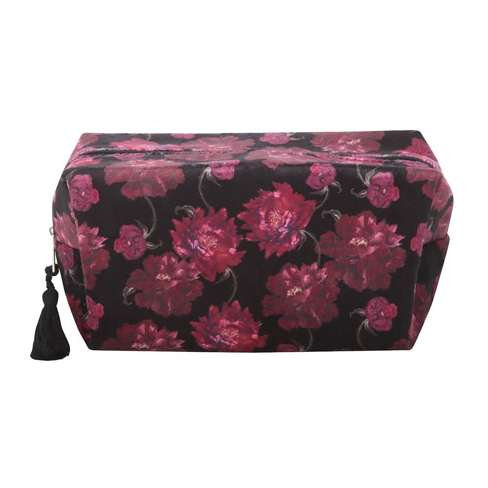 Something Different Dark Romance Floral Toiletry Bag