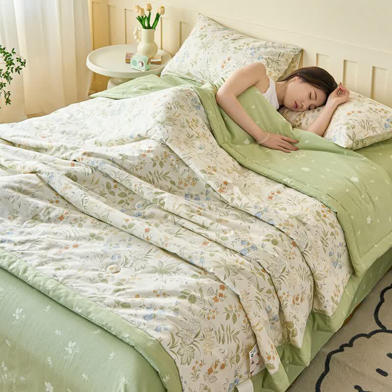 Belle Anna Breathable All-Cotton Printed Summer Quilt