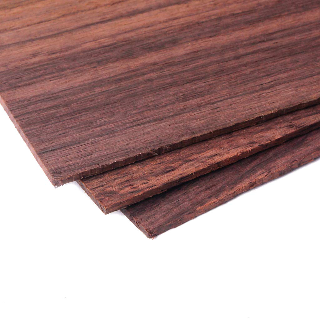 Guitar Wooden Guitar Head Plate Head Veneer Replacement Tool for Guitar Routier Veneer, 3-Piece (Rosewood)