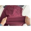 Plus Size Women Casual Elastic Waist Cropped Harem Carrot Pants