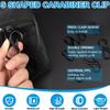 15Pcs Zipper Clips Anti Theft Zipper Pull Replacement Backpack Zipper Pulls Keep Closed Carabiner Clip for Luggage Suitcase