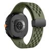 Silicone Strap for Samsung Galaxy Watch 8 40mm 44mm Magnetic Buckle No Gaps Band for Samsung Galaxy Watch 8 Classic 46mm Band