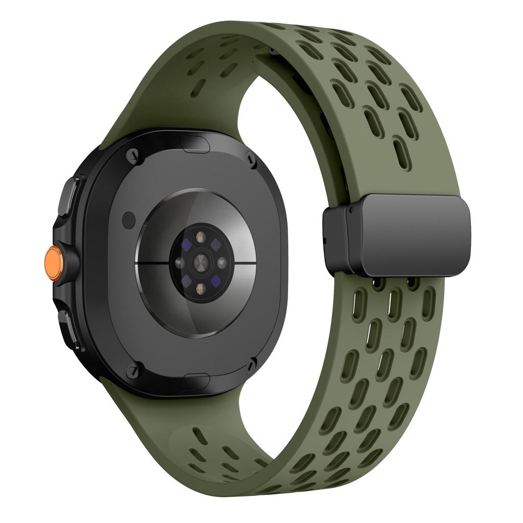 Silicone Strap for Samsung Galaxy Watch 8 40mm 44mm Magnetic Buckle No Gaps Band for Samsung Galaxy Watch 8 Classic 46mm Band