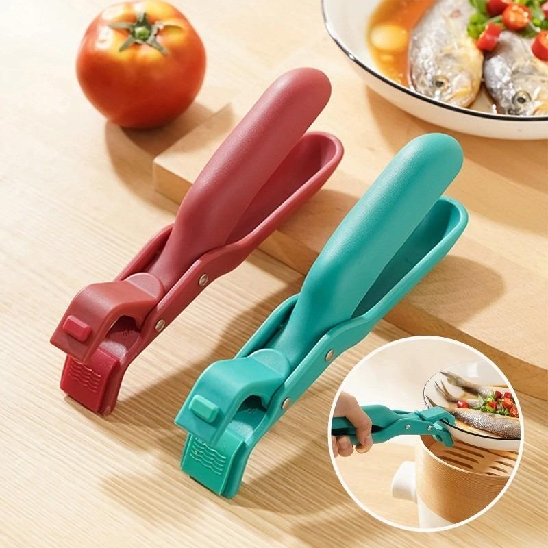 Multi-Purpose Anti-Scald Bowl Holder Clip Solid Color Color Silicone Home Clip Kitchen Scalding Oven Accessories Tool