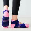 Women Backless Pilates Socks Towel Bottom Breathable Anti Slip Yoga Socks Ballet Dance Sports Socks Fitness Gym