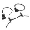 4 Piston Dual Drive Oil Brake 850mm Front 1550mm Rear Levers Hydraulic Disc Brakes for Mountain Cycling
