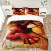 Spiderman Hero Print 3Pcs Bedding Setduvet Cover With 2 Bedropillowcase Home Birthday Gift