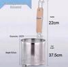 304 Stainless Steel Noodle and Soup Skimmer, Vegetable Strainer, Hot Pot Skimmer, Fine Mesh Strainer.