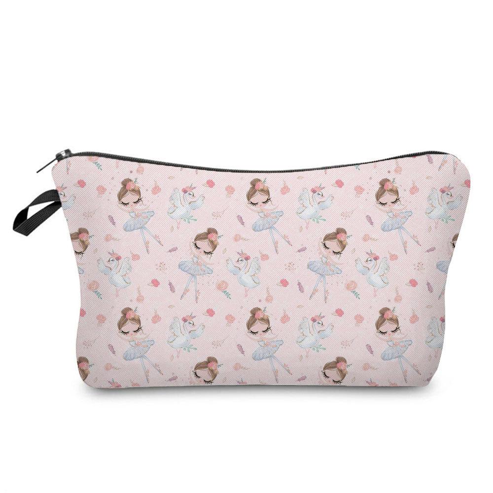 Damen Ballett Print Kosmetiktasche Toilettenartikel Organisieren Reise Aufbewahrungskoffer  6441