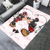 Office Rug Mickey Mouse, Minnie Mouse theme 3D Printed Anti-Slip Rug-Machine Washable for Living Room