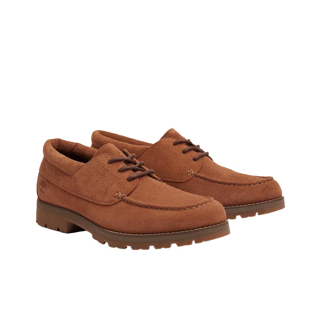 Timberland Britton Leather Square Lace-Up Classic Trendy Comfortable Versatile Casual Shoes Men sneaker Brown TB0A6CBJEIZ