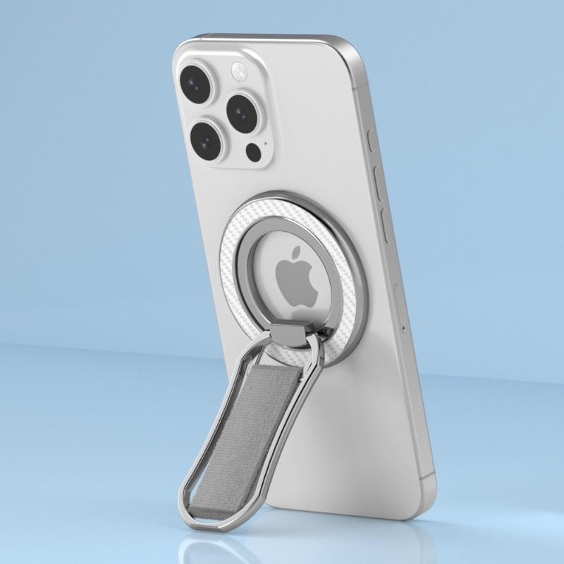 Magnetic Alloy Phone Stand: Multi-functional Desktop Holder for Universal Use
