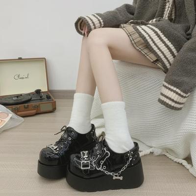 Gothic Punk Platform Lace-Up Buckle Lolita Shoes
