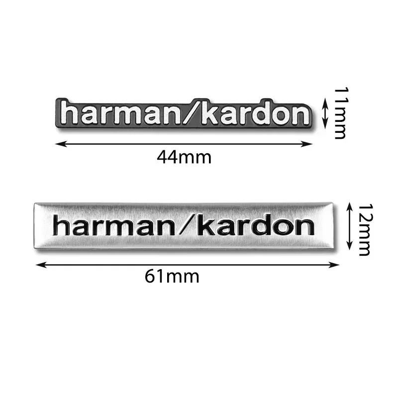 Harman Kardon Badge aluminium 3D auto audio stickers Voor bmw m e46 e90 e60 f30 f10 e36 e39 g20 f20 e87 e92 g30 e91 x5 mini cooper