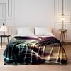 Abstract Cloudscape with Mystical Light Flannel Blanket for Bedroom, Living Room, Sofa, and Nap Sofas.