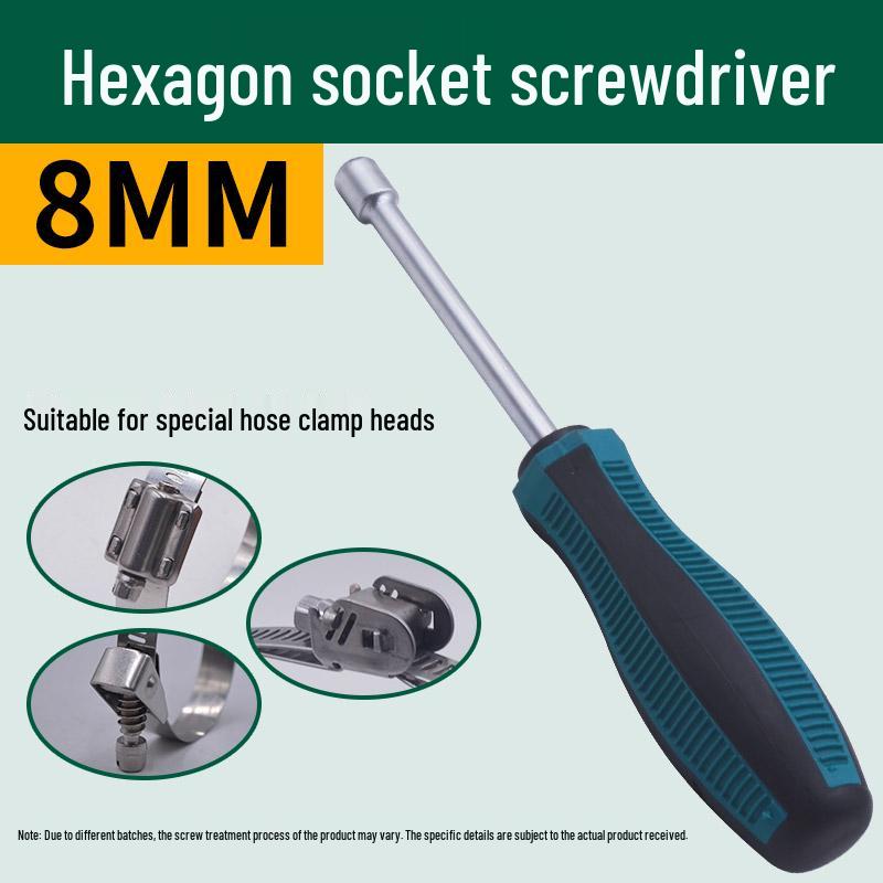 Expanded German-Style Quick-Release 304 Stainless Steel Hose Clamp