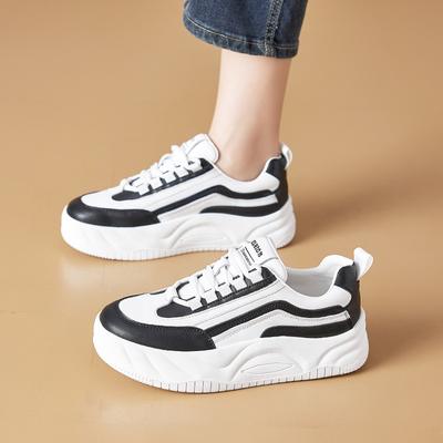 Women's Sneakers Shoe Anti-slip Lace-up Student Spring and Autumn Women Shoes Plus Size Flat Casual Shoes Female