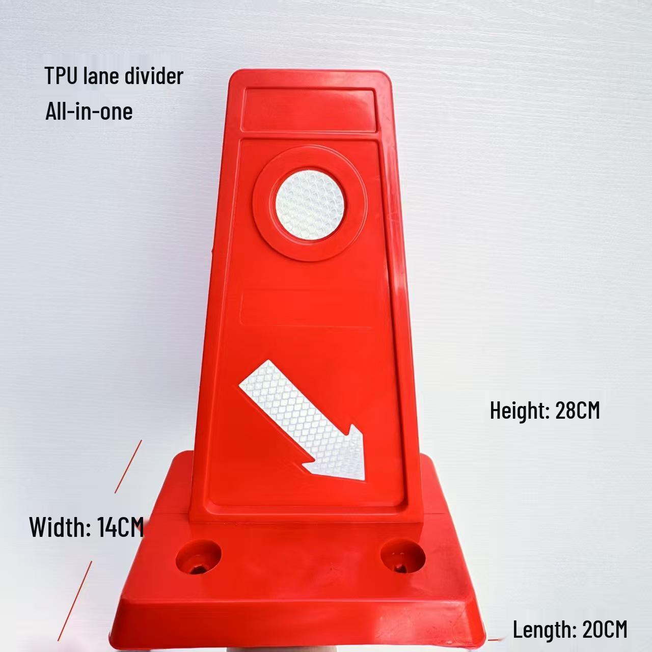 Reflective TPU Traffic Lane Divider for Road Construction and Safety